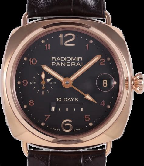 panerai rose gold 38mm|panerai luminor gmt 10 days.